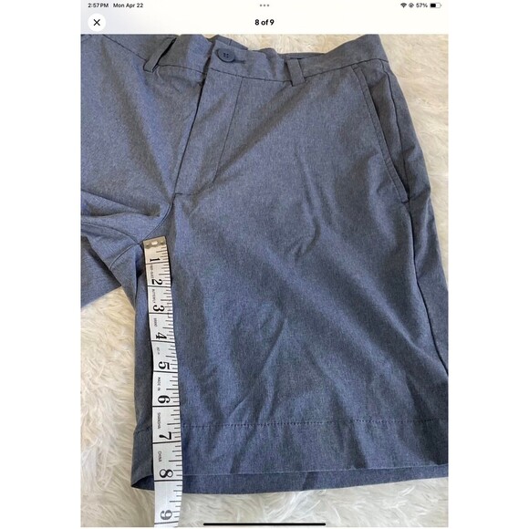 Vineyard Vines Shep & Ian Mens Breaker Blue Chino Shorts Size 28 - 8” Inseam - Picture 8 of 9